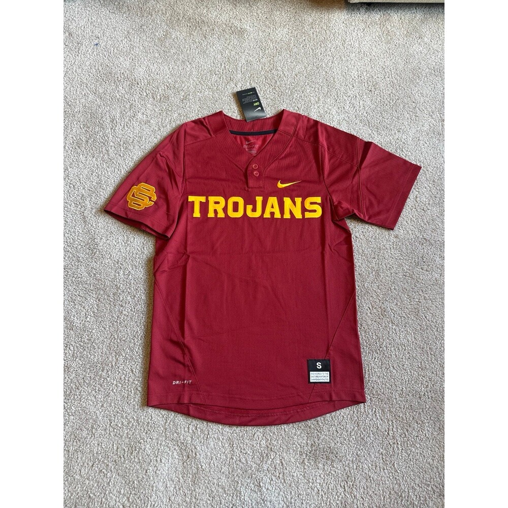 USC Trojans Nike Men’s Baseball Jersey Size Small
